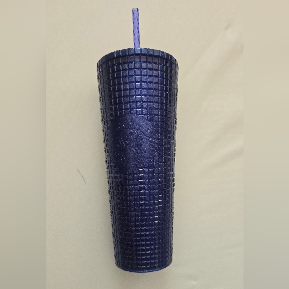 Starbucks Blue Cup W/straw NWT